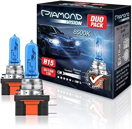 Diamond Vision 2x H15 12V 55 15W Xenon Look Halogen KFZ Autolampen