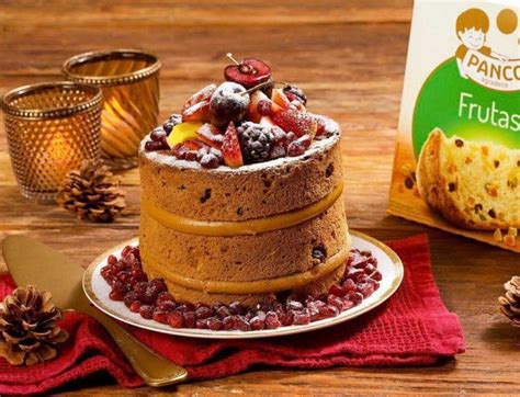 Receita De Naked Panetone De Frutas Doce De Leite Comida E Receitas