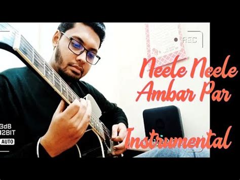 Neele Neele Ambar Par Guitar Instrumental Guitar Cover Kishore