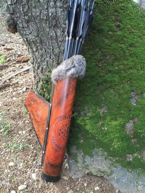 Leather Archery Belt Quiver By Lykosleather On Etsy Etsy