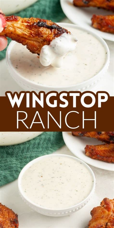 This Copycat Wingstop Ranch Recipe Is Super Easy To Make And So Delicious Great To Use As A Dip