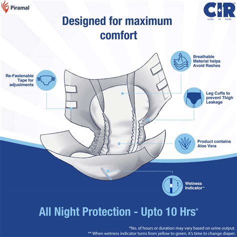 Buy Cir Premium Adult Diapers Extra Large Pack Of 1 10 Units Online