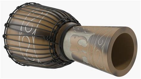 3D Hand Carved Rope Djembe Model TurboSquid 1645897