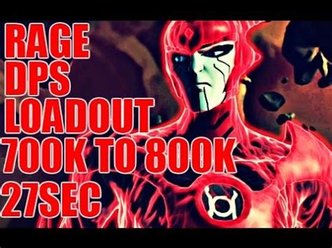 DCUO RAGE DPS Loadout 700k To 800k 27sec YouTube