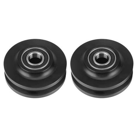 2pcs coulissante porte de la roue porte du matériel de garde robe