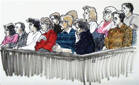 Jury 3 Drawing By Armand Roy Pixels