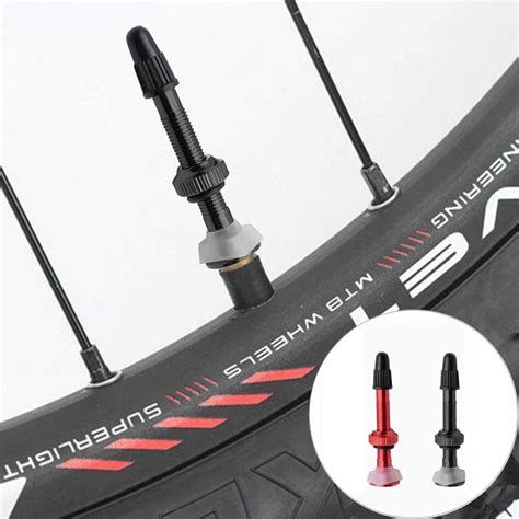 1pcs 40mm MTB Road Bike Presta F V Tubeless Tire Valves For Carbon