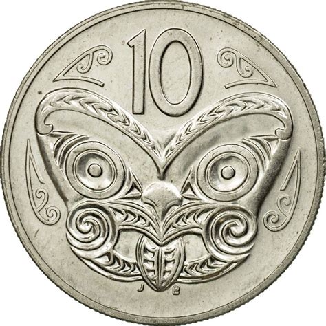 Ten Cents 1987, Coin from New Zealand - Online Coin Club