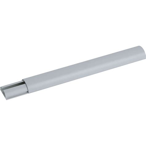 Кабель канал ЭРА KK-30-13-F напольный, полукруглый, 30x13, серый, 40 м ...