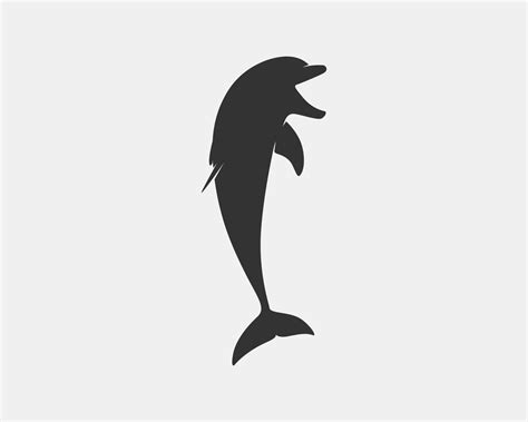 dolphin vector silhouette 11400765 Vector Art at Vecteezy