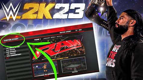 WWE 2K23 WHAT IS The New GAME MODE Create A Story Towers YouTube