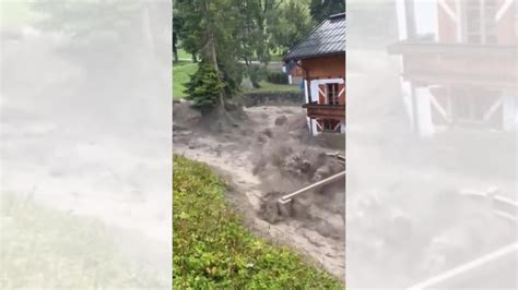 Unwetter Verw Stet St Anton In Tirol Fotos Zeigen Ausma Der