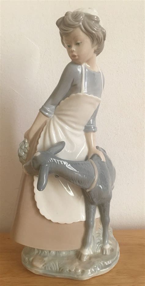 Excited To Share The Latest Addition To My Etsy Shop Vintage Lladro Nao Girl With Goat