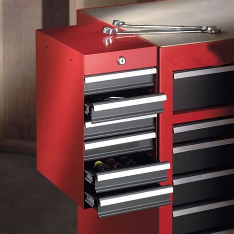 Craftsman 6 Drawer Quiet Glide® Side Chest Redblack Tools Tool