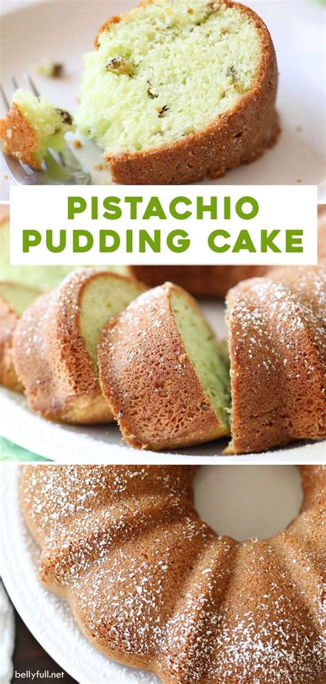 Easy Pistachio Cake Recipe Belly Full