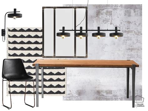 Moodboard Comedor Estilo Industrial El Taller De Carola