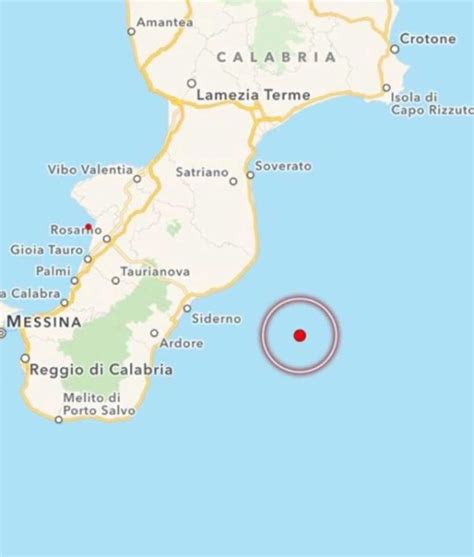 Terremoto Nel Mar Jonio Paura In Calabria Scossa Avvertita Da