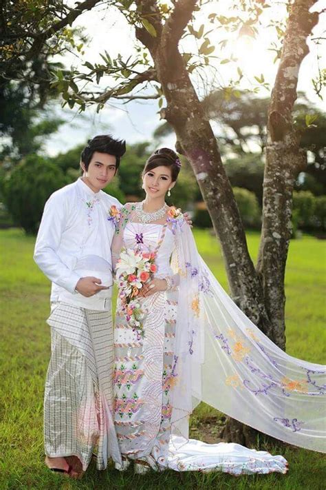 Myanmar Wedding Dress Myanmar Traditional Dress Wedding Dresses Traditional Dresses