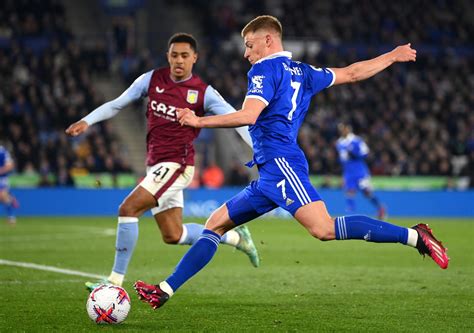 Leicester Gegen Aston Villa Englische Meisterschaft Runde