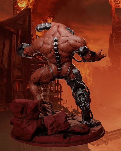 Final Classic Cyberdemon Sculpture Design Thoughts Rdoom