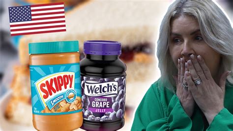 Brits Try Peanut Butter And Jelly Sandwiches For The First Time Youtube