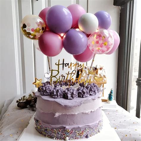 Buy Balloon Birthday Cake Topper Mini Balloon Garland Cake Topper