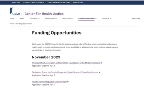 Tool Funding Opportunities For Health Equity Research And