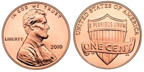 Cent Lincoln Cent Shield Reverse Estados Unidos Foronum