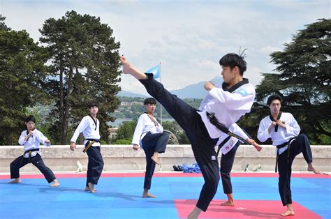 World Taekwondo World Taekwondo Federation Performs At The Palais Des