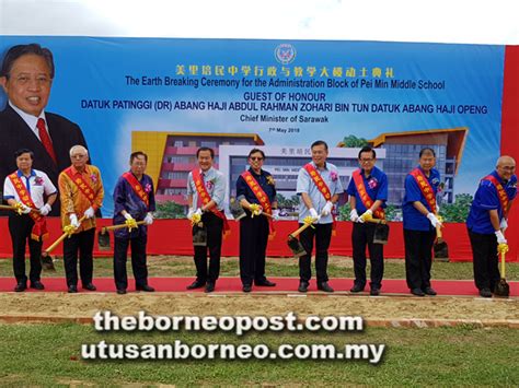 Pei Min Middle School Gets Rm15 Million For New Block Land Premium