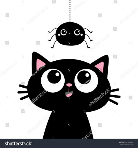 Black Cat Kitten Face Head Silhouette Stock Vector Royalty Free 1621643608 Shutterstock