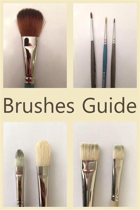 Types Of Brushes For Oil Painting Oil Painting Techniques Oil