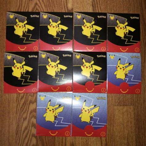 Pokemon 25th Anniversary McDonalds Promo Pack (SET OF 10) BRAND NEW ...