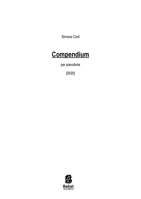 Compendium Instrumental Music