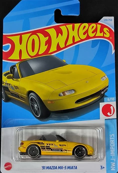 Hot Wheels Mazda Mx Miata Mainline Hw J Imports