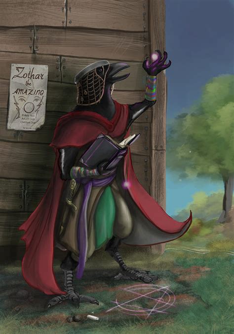 Dnd Cheereek The Kenku Wizard By Otakoma On Deviantart Fantasy | Hot ...