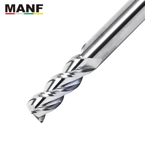 Manf 3 Flute Hrc55 5mm 6mm Cnc Aluminumandnon Ferrous Metals Machining