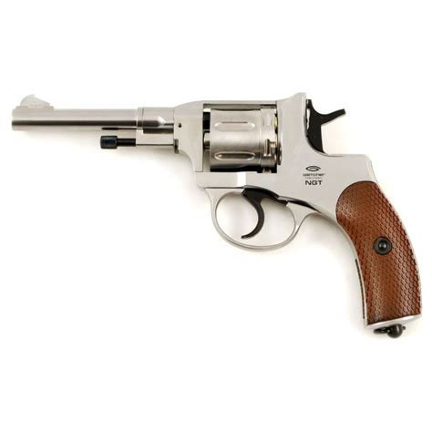 Gletcher NGT Revolver Silver 177 BB Co2 Air Pistol