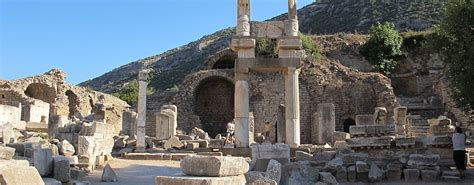 The Square and The Temple of Domitian, Ephesus