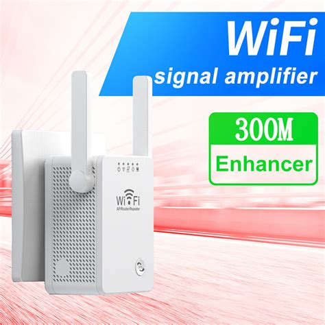 2 4ghz Wifi Repeater Eu Us Plug 300mbps 2dbi Antenna With Network Cable For Home Ebay