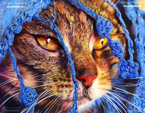 Artist Christina Papagianni Frisky Prismacolor Color Pencils And A