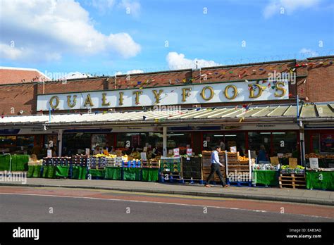 Quality Food Stalls South Street Southall London Borough Of Stock