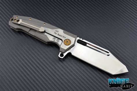 Adv Tactical The Beast With Gold Ano Upgrade Knife Habit