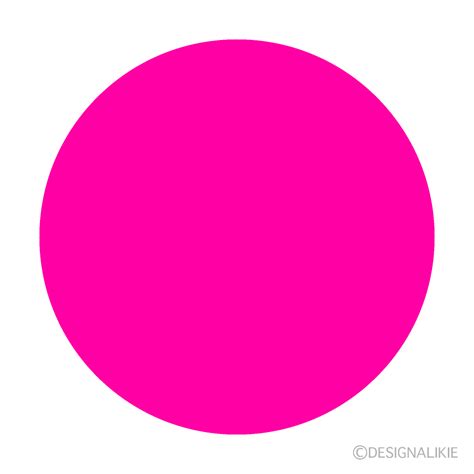 Simple Pink Circle Clip Art Free Png Imageillustoon