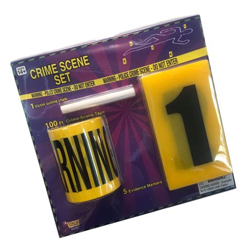 Crime Scene Kit – 7pc – Abracadabra Fancy Dress