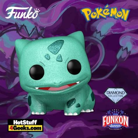 New Bulbasaur Diamond Glitter Funko Pop Funkon