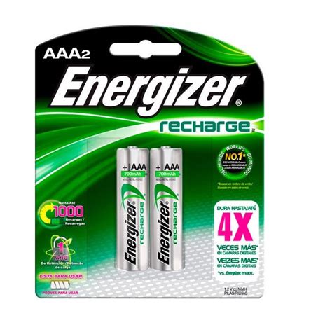 Batería Recargable AAA Energizer Bl 2