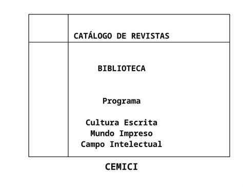 DOCX Catalogo Revistas DOKUMEN TIPS