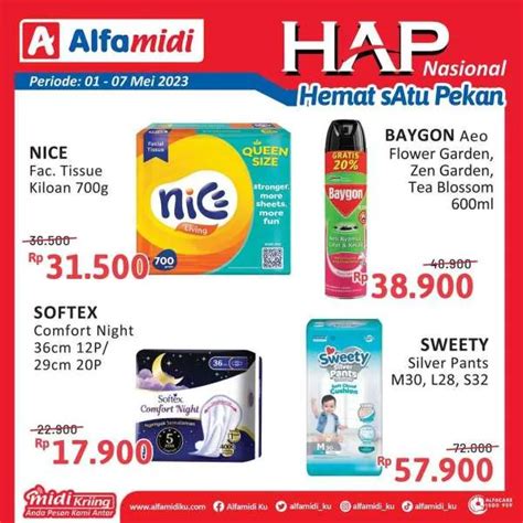 Katalog Promo Alfamidi Hemat Satu Pekan Periode 1 7 Mei 2023