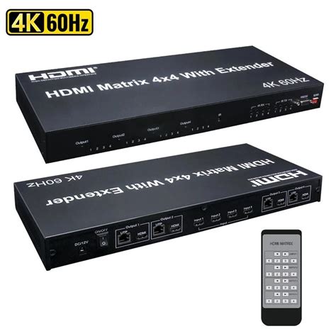 Matriz Hdmi X Con Extensor A Trav S De Cat E Cat Rj Divisor De